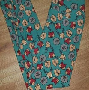 Woodland Creature Lula Roe OS Leggings